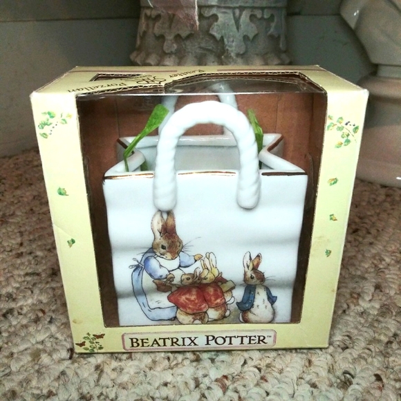Beatrix Potter 2008 Porcelain Favour Bag From Reutter Porzellan Germany - Picture 1 of 11